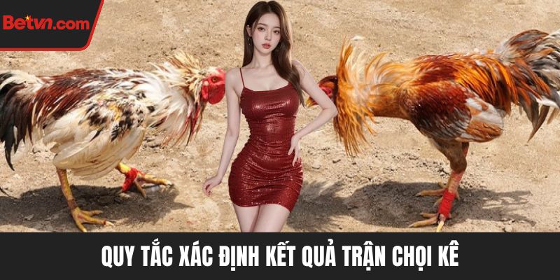 Quy tắc xác định kết quả trận chọi kê